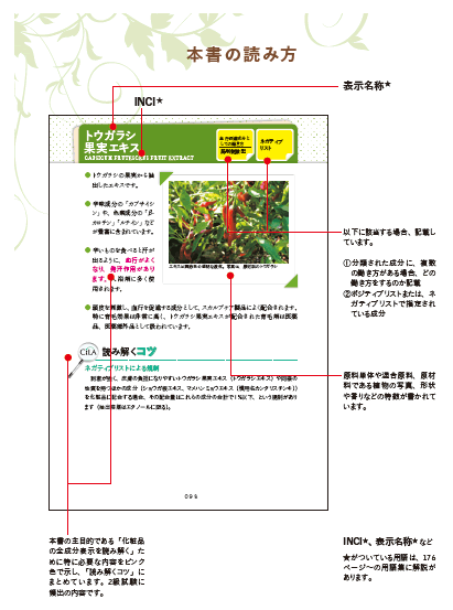 成分ページの構成